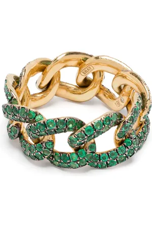 Shay 18K yellow emerald ring
