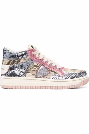 Philippe model Sequin-embellished sneakers