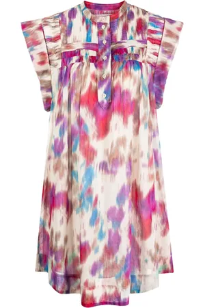 Marant Etoile Leazali printed short dress