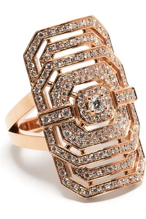 Statement 18kt rose My Way diamond cocktail ring