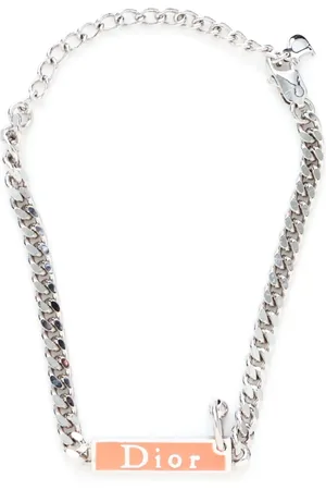 Dior Logo plaque bracelet