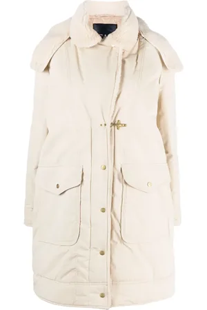 FAY Detachable-hood parka coat