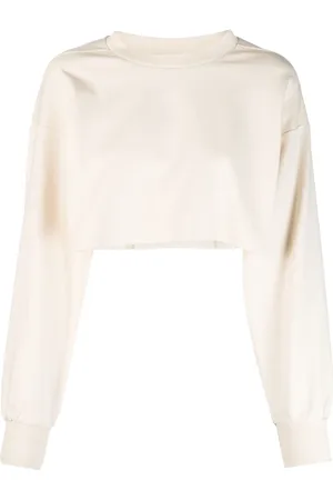 THOM KROM Cropped long-sleeve top