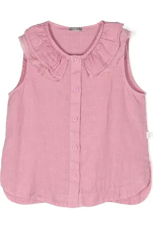 Il gufo Ruffle-trim sleeveless blouse