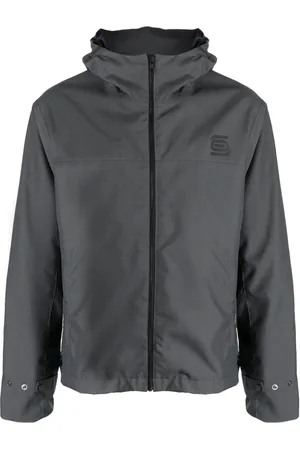 Olly Shinder Logo-print hooded rain jacket