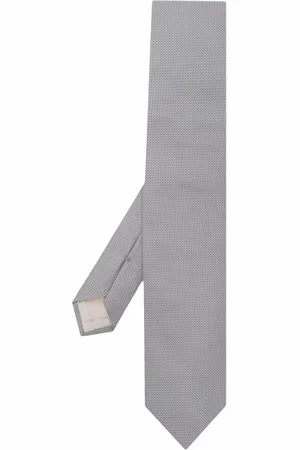 D4.0 Textured silk tie