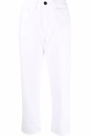 3x1 High-rise cropped jeans