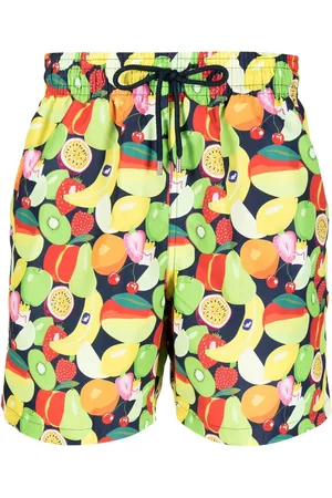 DEREK ROSE Fruit print swim shorts