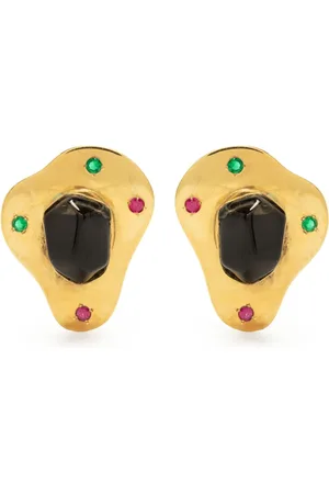 Liya Midnight Love irregular-shape earrings