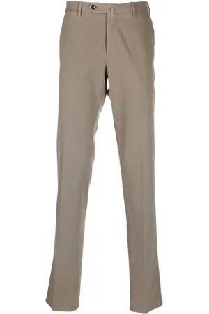 PT Torino Mid-rise slim-cut chinos