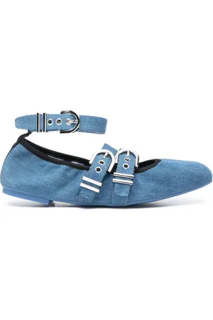Stuart Weitzman Maverick leather ballerina shoes