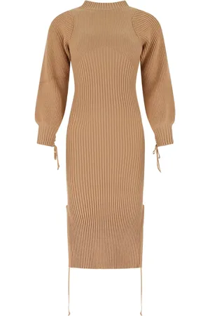 ANDREADAMO Ribbed-knit midi dress