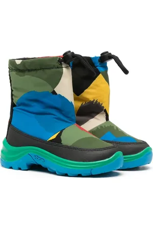 Stella McCartney Graphic-print drawstring snow boots