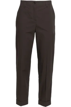 P.A.R.O.S.H. Tapered-leg cotton trousers