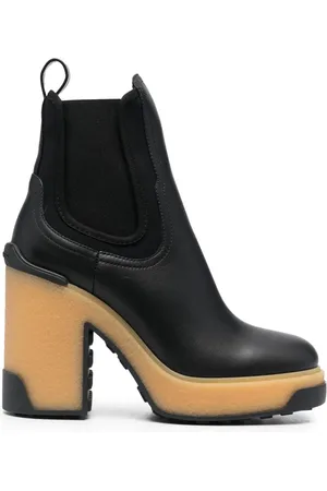 Moncler Isla leather ankle boots