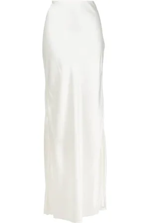 Saint Laurent Long silk skirt