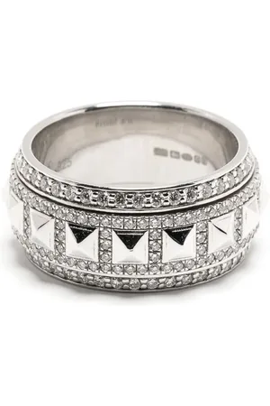 Statement Rockaway Spinner diamond ring