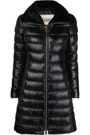 HERNO High-shine long padded coat