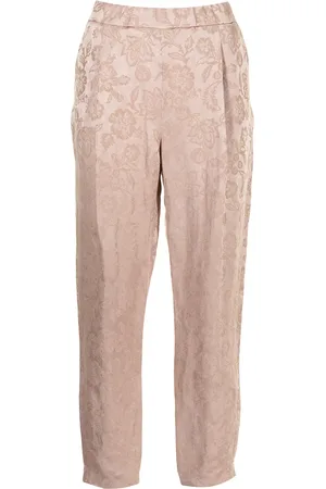 Fabiana Filippi High-rise cropped jacquard trousers