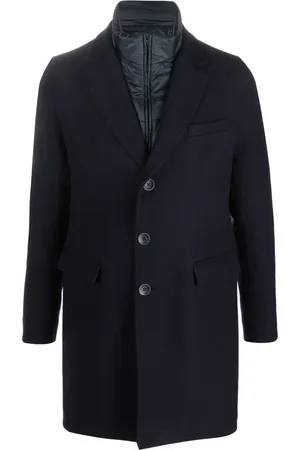 HERNO Hybrid single breasted coat