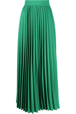P.A.R.O.S.H. Pleated midi wrap skirt