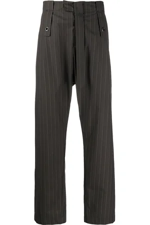 CRAIG GREEN Striped straight-leg trousers