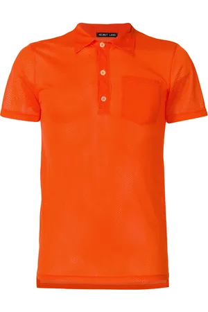 Helmut Lang 1990s mesh fitted polo shirt
