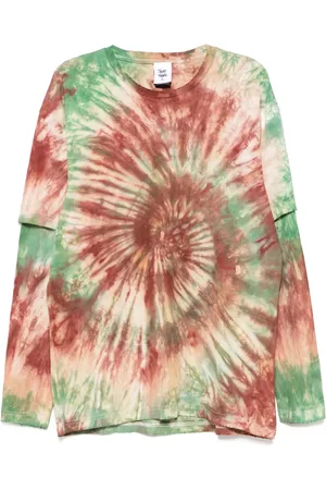 Stain Shade Tie-dye-print T-shirt