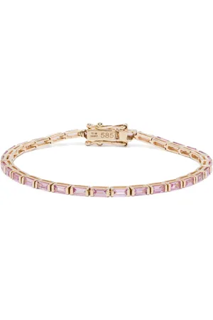 Kolours 14kt yellow Creo sapphire bracelet