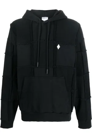 MARCELO BURLON Tonal patchwork hoodie