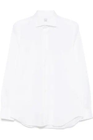 MAZZARELLI Spread-collar shirt