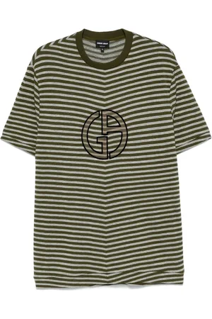 Giorgio Armani Flocked-logo T-shirt