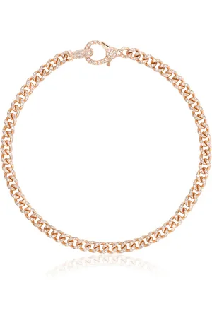 Shay 18K rose 6.5 inch baby pavé diamond bracelet