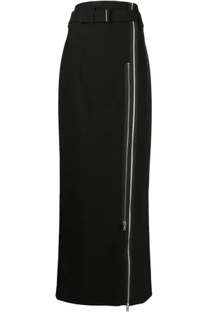 UNDERCOVER Zip-detail high-waisted skirt