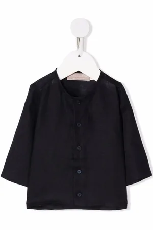 LA STUPENDERIA Round-neck linen jacket