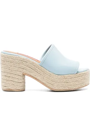 Moschino 105mm raffia-sole sandals