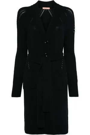 ERMANNO SCERVINO Crystal-embellished cardi-coat
