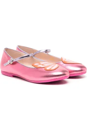 SOPHIA WEBSTER Butterfly-embroidered ballerina shoes