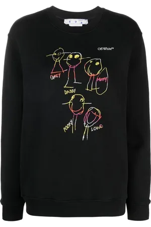 OFF-WHITE Graphic-print cotton sweatshirt