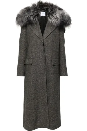 BLUMARINE Herringbone coat