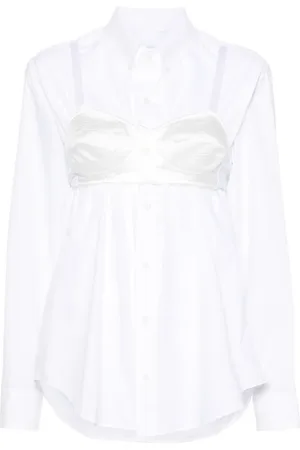 Vaquera Built-in-bra cotton shirt