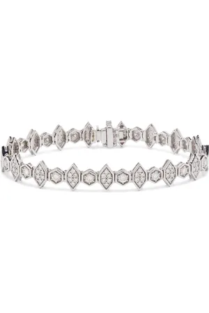 Kolours 18kt white gold Fortis diamond bracelet