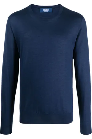 FEDELI Crew-neck jersey-knit jumper