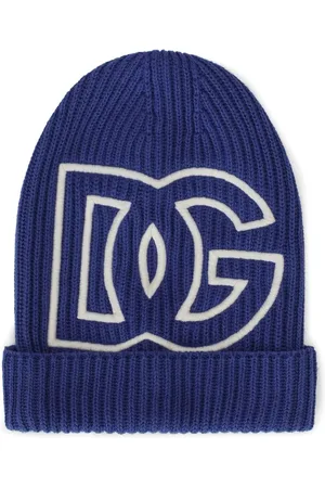 Dolce & Gabbana Embroidered-logo knit beanie