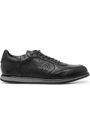 Casadei Debossed-logo low-top sneakers