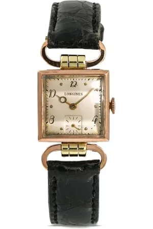 Longines Pre-owned manual wind square-face 22mm