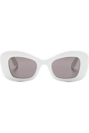 Alexander McQueen Oversized-frame tinted sunglasses