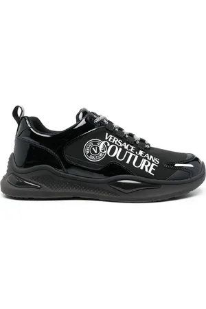 VERSACE Logo-print low-top sneakers