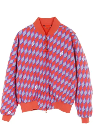 LOUIS VUITTON 2010s Diamond Damier-motif bomber jacket