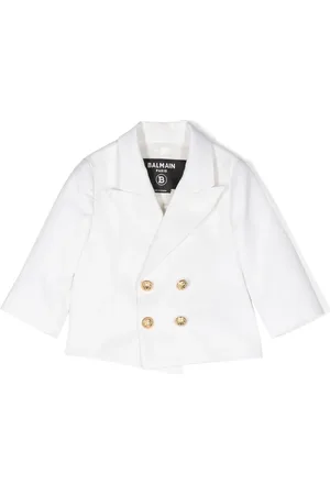 Balmain Double-breasted virgin wool blazer
